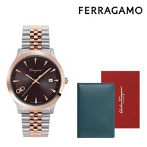 [페라가모(시계)] ○FERRAGAMO 초콜릿 DUO 라지 (SFCV01623) + 카드지