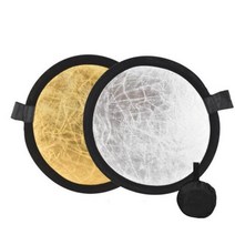 반사판 카메라 스튜디오 조명 5 In 1 반투명 화이트 실버 골드 블랙 사진 스튜디오용 가방 포함 접이식 패널 라이트, CHINA_30cm 2 in 1