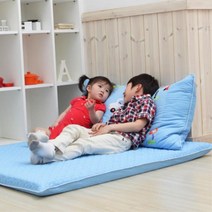 2인용쿠션 대방석 어린이집휴식매트 유아방수요 아기낮잠패드 배변훈련기간, 토토핑크