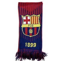 Icon Sports Group Inc FC 바르셀로나 굿즈 라리가 Soccer Team Official Double Sided Scarf 목도리