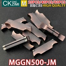 MGGN500-JM LF6018 MGGN 500 JM 5.0mm 초경 인서트 절삭 그루 빙 공구 스테인레스 스틸 용 CNC 금속 선반, 01 20PCS or 2box