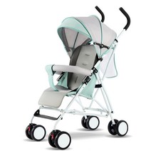 유모차 가볍고 초경량 접이식, 곰 블랙