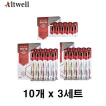 앨트웰 엘트크린엠보싱치솔 초소형헤드 3세트 30개