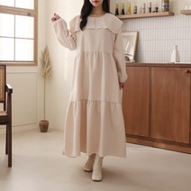 수키 [수키] 퓨리탄 칼라 캉캉 원피스 1111817