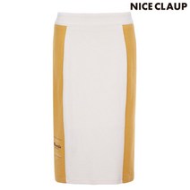 [나이스크랍] 나이스클랍 배색 져지 스커트 N203PWT709