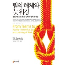 팀의 해체와 놋워킹:활동이론으로 보는 일터