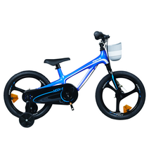 로얄베이비 코리아 2023년 문5 14 16 18인치 마그네슘프레임 아동 어린이자전거, 블루, 16인치, 100% 완조립