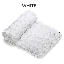 위장 그물 군사 훈련 그라운드 쉐이드 사냥 은폐 울타리 태양 보호소 파티 장식, WHITE+15m x 4m