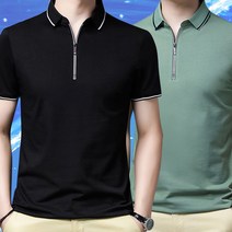 남자 피케 티셔츠 카라넥 골프 유니폼 봄 여름 반팔 단체티 복 데일리
