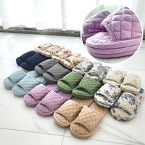 3중 쿠션 층간소음 실내 슬리퍼 남자 여자 실내화 쿠션 면 거실화, 01. 베이지(여성용)