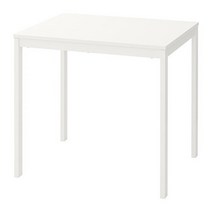 이케아 VANGSTA 방스타 확장형테이블 식탁, 80cm 화이트 403.751.29