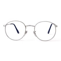 GIFIORE 여성용 남성용 라운드 블루 라이트 안경 블루라이트 차단 컴퓨터 게이밍 안경 클래식 골드 프레임/블루라이트 방지 렌즈 Large