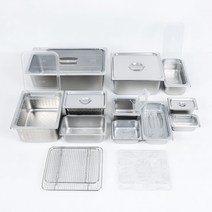 플라라 밧드 밧트 바트 커버 업소용 반찬통 스텐용기 스텐밧드모음, 플라라 1/1 (FULL) 4인치 타공 밧드 (102)