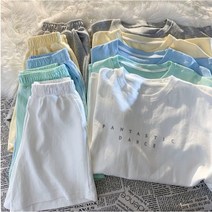 여성 영문 레터링 편한 데일리 홈웨어 트레이닝 상하의세트