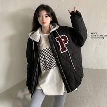 J136-8 시타스 빅사이즈 누빔 후드점퍼 44-120