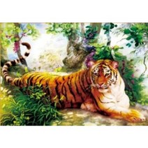 [자수사랑] 11카운트프린트패키지 십자수 - 숲속의 왕 (호랑이)