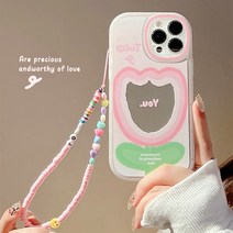 아이폰악세사리 아이폰14 사전예약 자급제 액세서리 미러 스트랩 아이폰 케이스