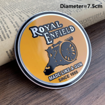 알루미늄 로얄 엔필드 오토바이 엠블럼 배지 스티커 불릿 350 등 클래식 레트로 데칼, 01 02