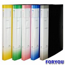 현풍)PP펀치리스화일 (A4/상철/흑색)-박스 (90개입)