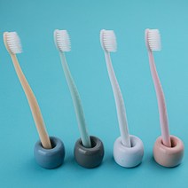 [오죤] 올커니 숨쉬는 칫솔 로얄 이중 미세모 빠른 통풍건조, 4개, 1개