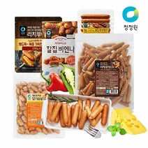 (A) 청정원 리치부어스트 1.5kg, 칼집프랑크750g x 2개 +짜글이