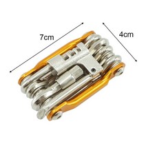 자전거 유지 보수 도구 컬러 알루미늄 합금 조합 Mtb 산악 수리 체인 커터 세트, [04] Golden