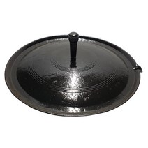 창조명품주물 무쇠 솥뚜껑 불판 지름 30cm~80cm 2~20인용 구이판 가마솥 뚜껑 캠핑 가정용, 6~7인용 470호 지름47cm
