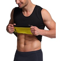 크로스핏 중량 조끼 납 무게 웨이트 슬리밍 조끼 사우나 정 셔츠 네오프렌 셰이퍼, 06 XXXL, 01 black yellow