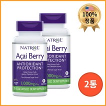 나트롤 아사이베리 1000mg 베지캡슐 75정 2통, 1개, 기본
