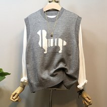라임브릿지 알카 니트 조끼 베스트