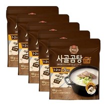 CJ제일제당 백설 사골곰탕 한 그릇 100G 5봉 (25개입), 단품, 5개