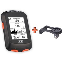 엑스플로바 X2 자전거 GPS 네비게이션 속도계 무선 한글판, 엑스플로바 X2 지토 멀티마운트(레드)
