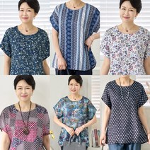로즈맘 [엄마옷 로즈맘] 모아가오리인견블라우스