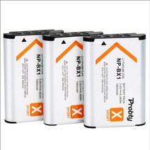 소니 np-bx1 np bx1 npbx1 디지털 카메라 배터리 sony zv1 hdr cx240 cx405 cx440 pj240 pj270 pj405 pj410 pj440, 배터리 3개