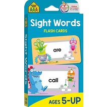School Zone 사이트 워즈 플래시 카드 영어단어카드, School Zone 영어 단어 플래시 카드