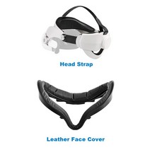 Oculus Quest 2 용 헤드 스트랩 접이식 조절식 엘리트 오큘러스 퀘스트 헤일로 VR 액세서리, 03 Set B