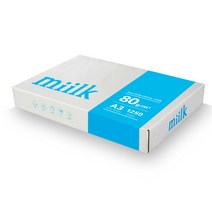한국제지 밀크 복사용지 A3용지 80g 1팩 250매 복사지