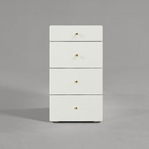 퀼리 서랍장 4단 400 (착불), 화이트