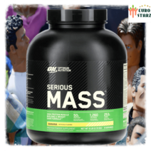 옴티엄 뉴트리션 시리어스 메스 고단백 체중증가 분말 바나나 2.72kg(6lbs) 프로틴, 딸기