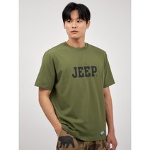 지프 클래식 대문자로고 반팔 티셔츠 JO2TSU094_카키 NC야탑점