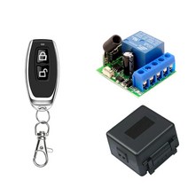 433mhz Rf 송신기 및 수신기 모듈 DC 12v 1 채널 원격 제어 스위치 무선, 03 1R 1Lock Unlock