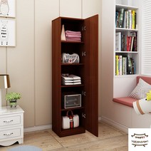 키큰옷장 틈새옷장 키큰장 코너장 작은방옷장 롱 붙박이거울 일룸옷장 싱글장롱, 단문, 복장을 갖추다, 45.45.180 5층 컬러댓글