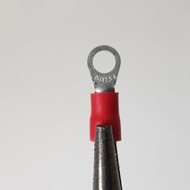 전오전기 PG압착단자 2.5SQx4 적색 O형 20개 나단자, 1set