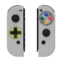 EXtremeRate Classics SNES Style Soft Touch Joycon Handheld Controller Housing (DPad Version) Full Bu, Classic EU SFC SNES
