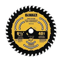 디월트 DWA161240 6-1/2인치 40치 원형톱날, New DEWALT