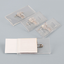 집게 옷핀 일체형 아크릴명찰 명찰 이름표 행사명찰 명찰이름표 집게이름표 60x30, 사이즈