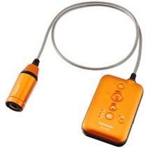 파나소닉 웨어러블 카메라 오렌지 HX-A100-D