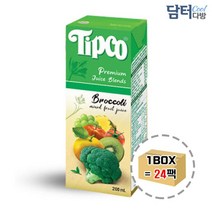 HAPST_ 팩쥬스 매실음료 초록매실음료 음료 ABC원액주스 담금술키트 맛있는즙, 선택_ (Tipco)팁코 브로콜리 200ml x 24개, 상품선택함