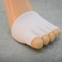 국산 남녀공용 오픈 발가락 토시 토우캡 컷토우 삭스 양말