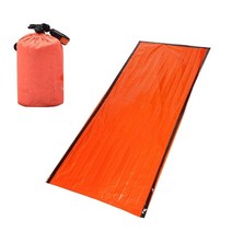 비비색 백패킹 1인용 텐트비상 생존 슬리핑 백 방수 하이킹 캠핑 장비 열 Bivy 색 응급 구조 키트 마, 04 with bag, 1개